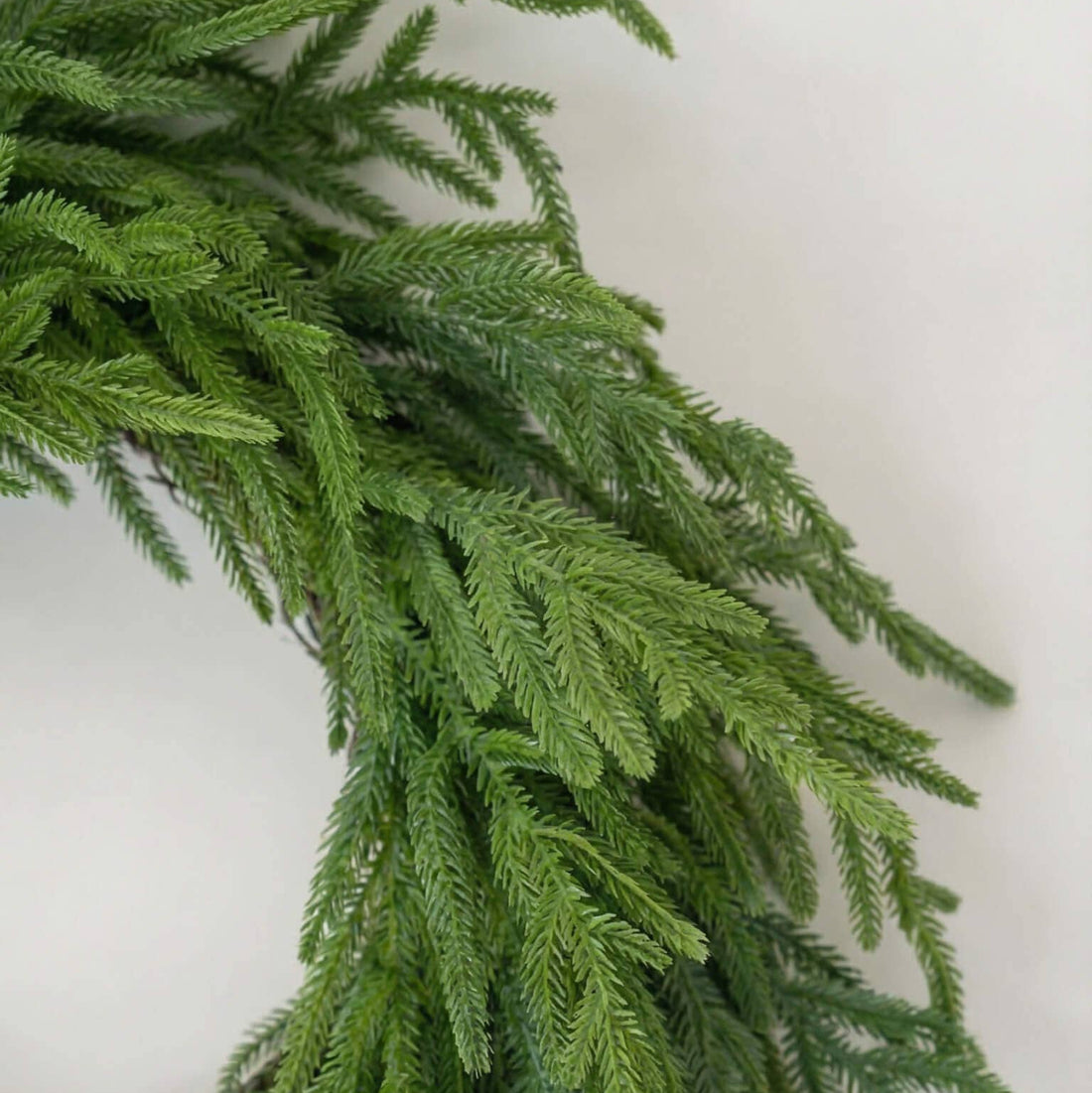 Real Touch Faux Norfolk Pine Wreath - 26 Inch