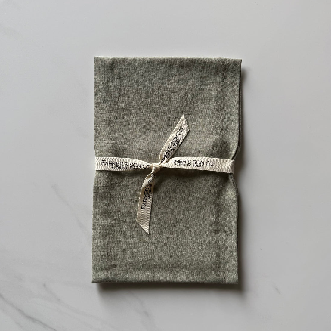 Linen Kitchen Towel - Sage Green