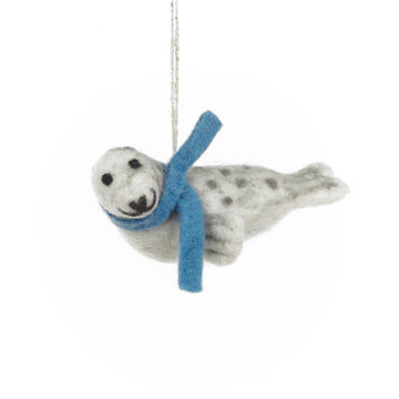 Felt Seal Hanging Decoration
