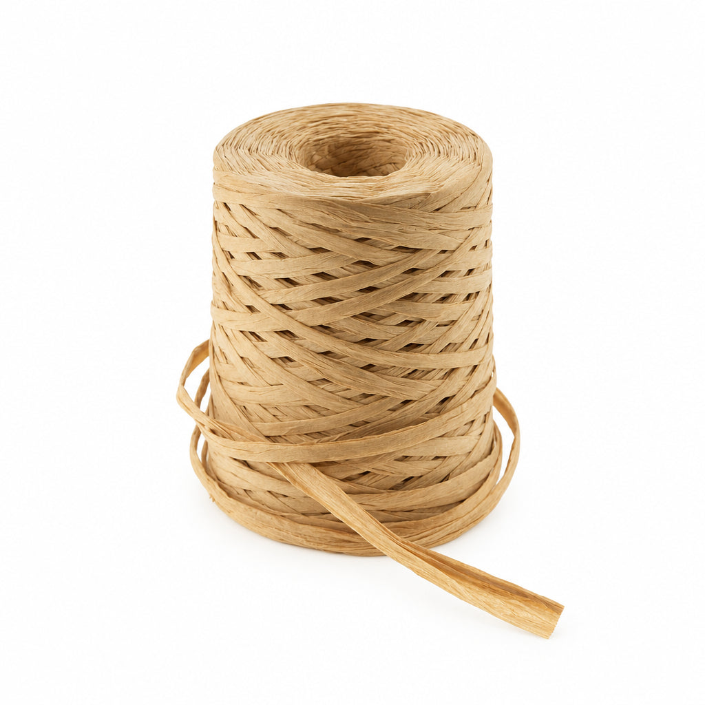 Paper Raffia Ribbon 394 ft - Natural