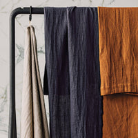 Linen Bath Towel - Charcoal