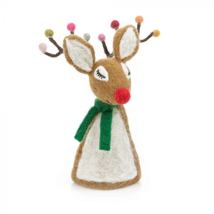 Felt Rudolph Tree Topper Decoration