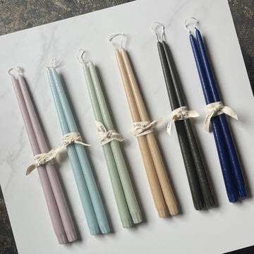 Eucalyptus Taper Candle Set of Two
