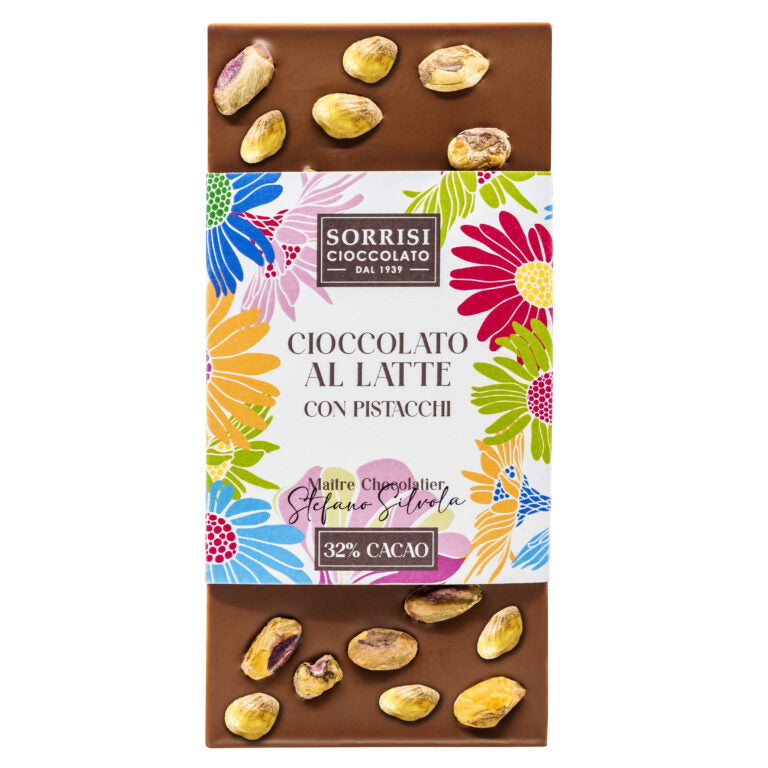 Boella & Sorrisi - Milk Chocolate Bar with Pistachio