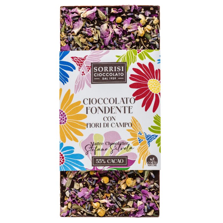 Boella & Sorrisi - Dark Chocolate Bar with Wild Flowers