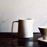 Pour Over Kettle Set - White