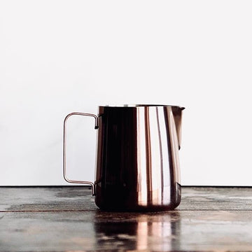 Copper Patina Frothing Pitcher