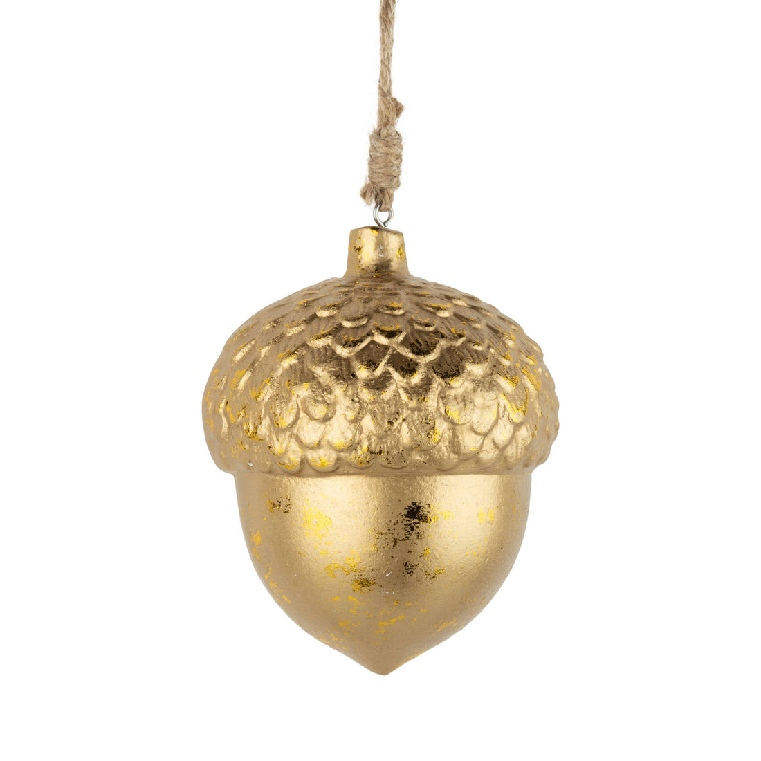 Gold Hollow Wood Acorn Large