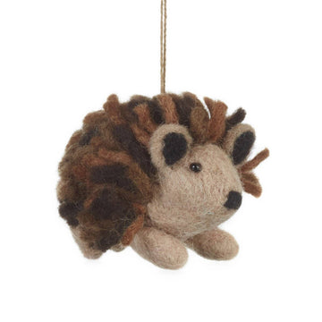 Felt Hedgehog Hanging Decoration