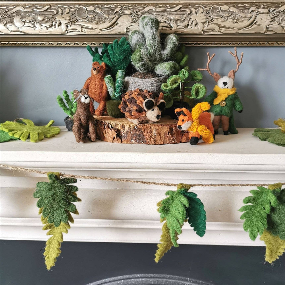 Felt Hedgehog Hanging Decoration