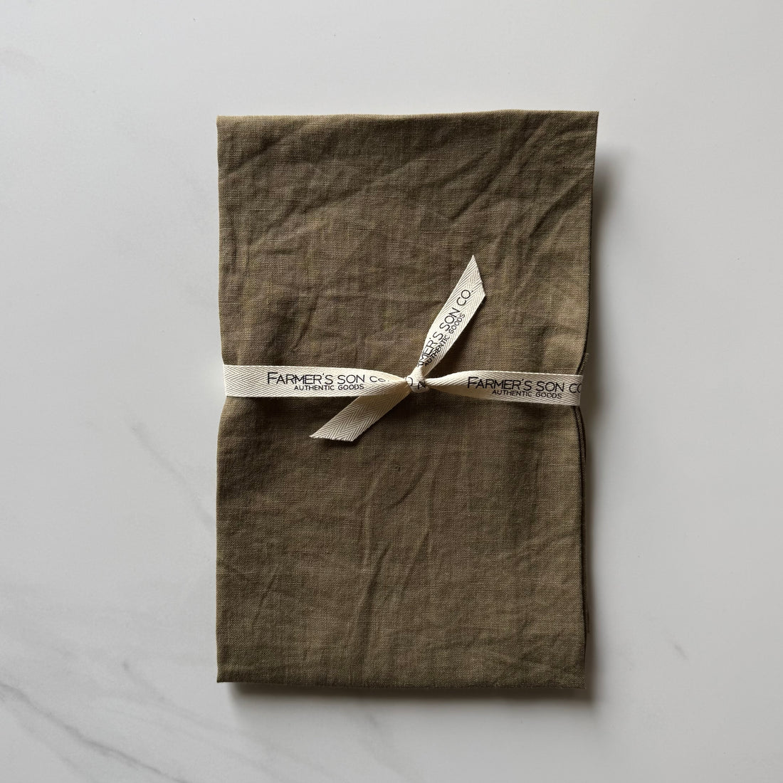 Linen Kitchen Towel - Olive