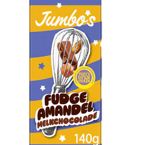Jumbo - Fudge and Almond Milk Chocolate Bar
