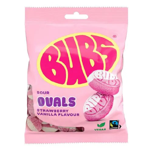 Bubs - Strawberry Vanilla Sour Ovals