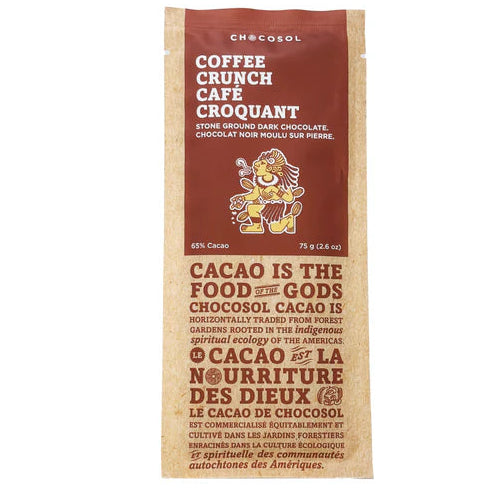 ChocoSol - 65% Coffee Crunch Chocolate Bar