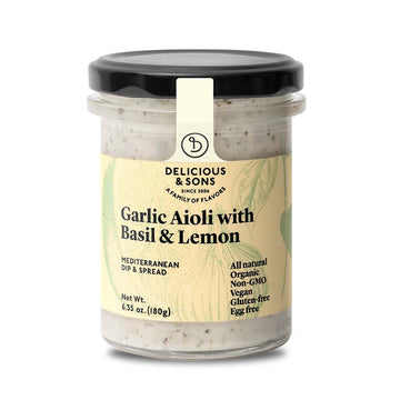 Delicious & Sons Organic Basil Lemon Aioli