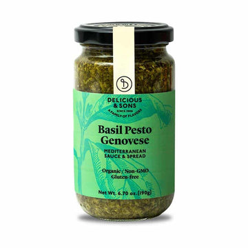 Delicious & Sons Organic Basil Pesto Genovese