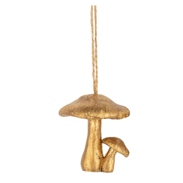 Antique Mushroom Pair