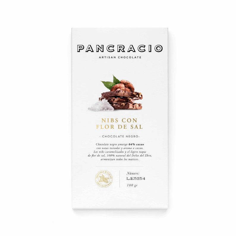 Pancracio - 64% Nibs With Fleur De Sel Chocolate Bar