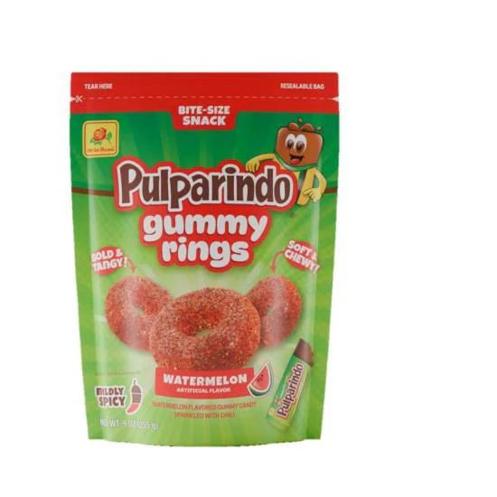 Pulparindo - Gummy Rings Watermelon with Chili