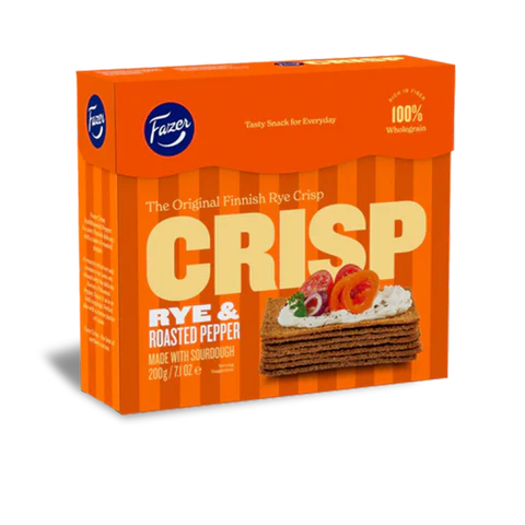 Fazer - Rye Crispbread Roasted Red Pepper
