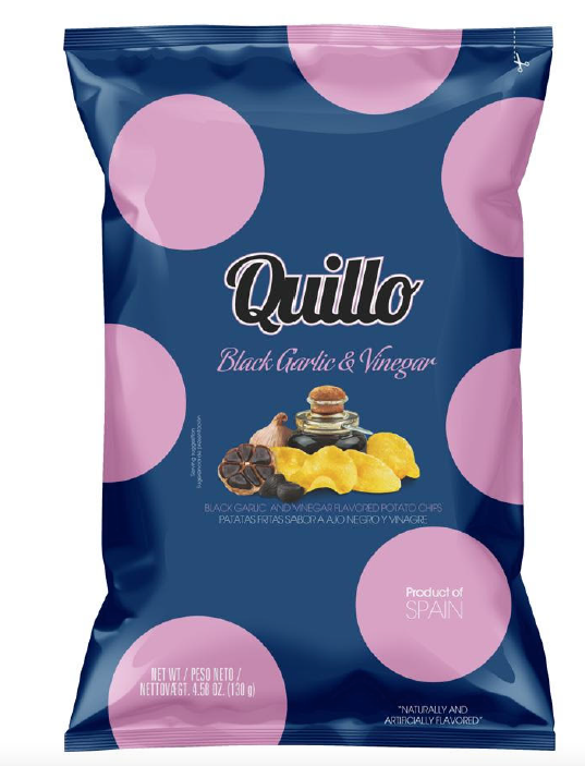 Quillo - Black Garlic and Vinegar Chips