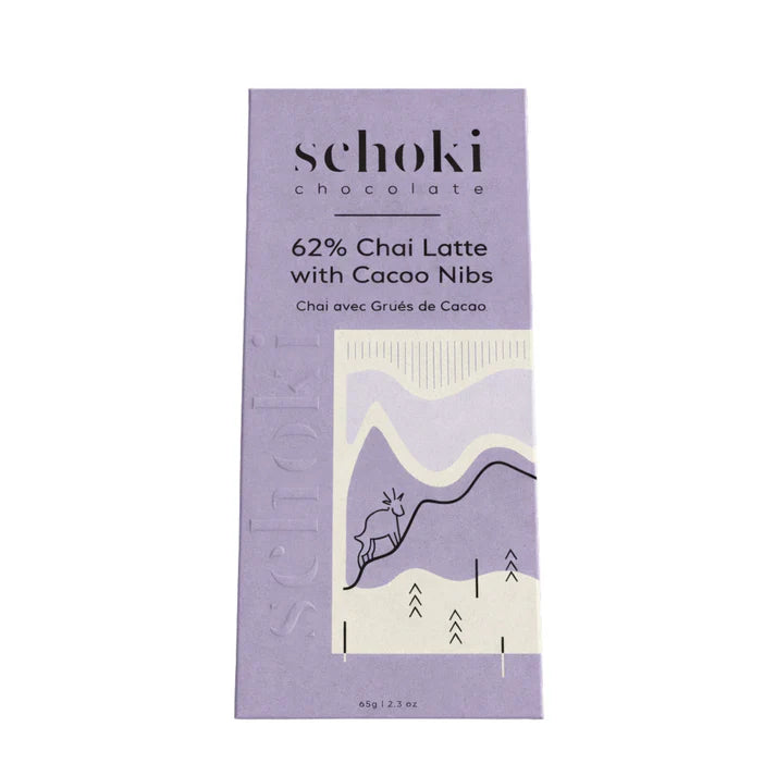 Schoki - 62% Chai Latte with Cocao Nibs