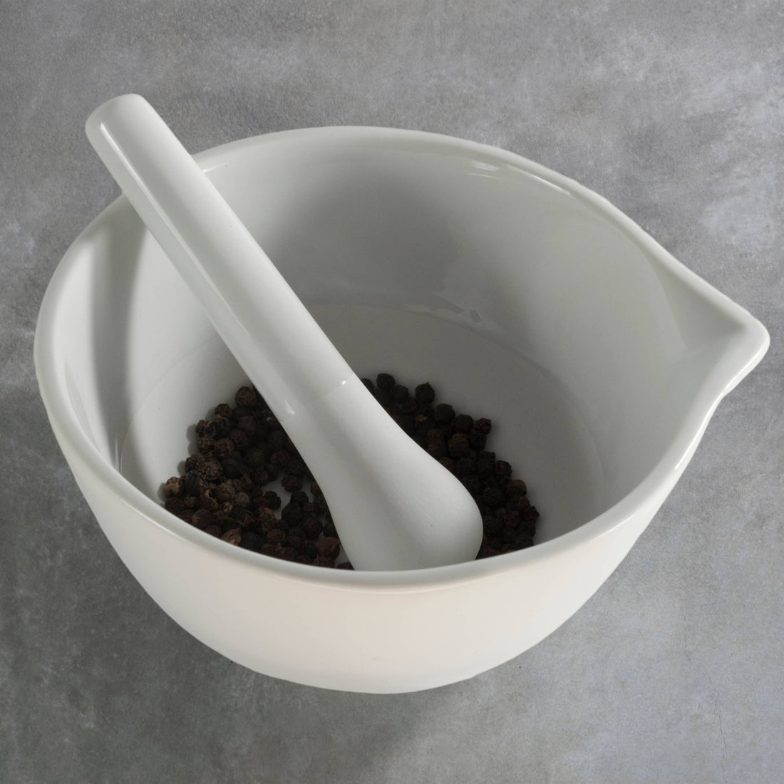 Porcelain Mortar & Pestle Set - 400 ML