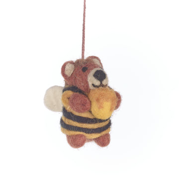 Honey Bee Bear Hanging Decoration