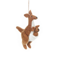 Felt Kanga & Roo Hanging Decoration