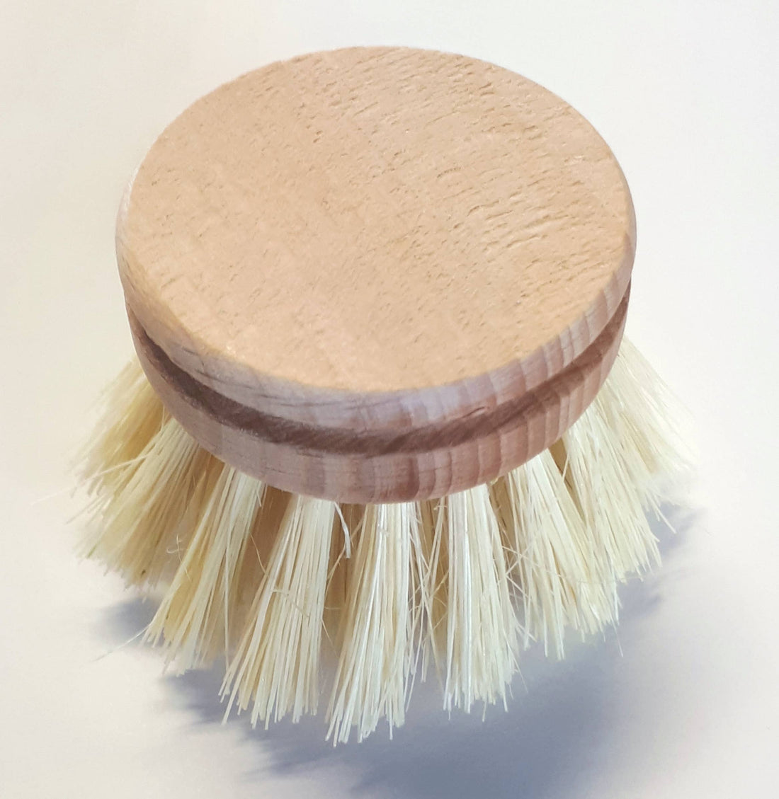 Dish Brush Replacement Head 2" Tampico Bristle: Natural / Wood/Tampico Bristle