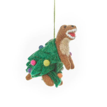 Felt Tree-Rex Hanging Dinosaur Decoration