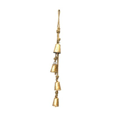 32 inch Temple Gold Hanging Bells