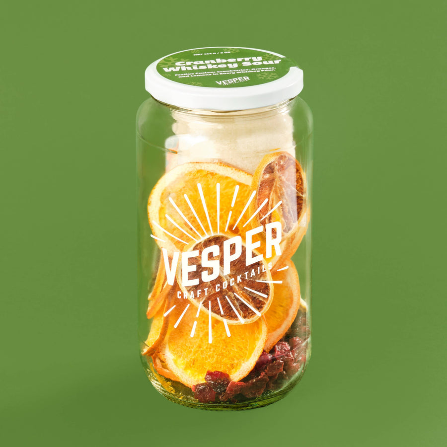 Vesper - Cranberry Whiskey Sour Craft Cocktail Kit