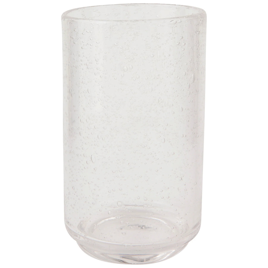 Clear Bubble Glass Highball Tumbler