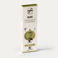 Sabadi - 64% Rajah Organic Modica Chocolate With White Peppercorns Chocolate Bar