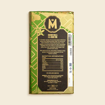 Marou -55% Ben Tre Coconut Milk Chocolate Bar - Mini