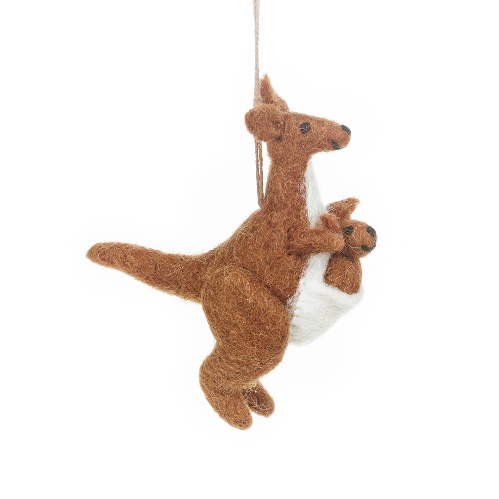 Felt Kanga & Roo Hanging Decoration