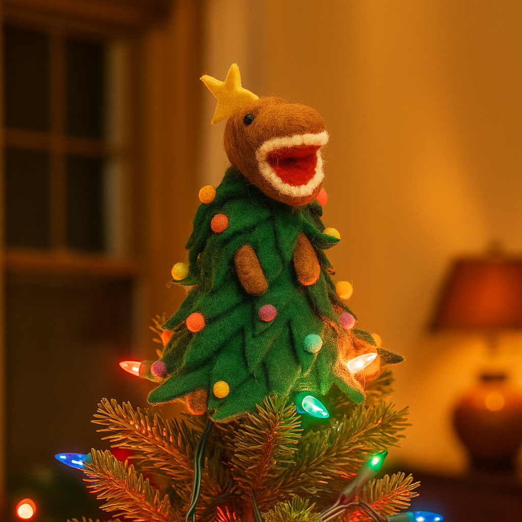 Felt Tree-Rex Tree Topper