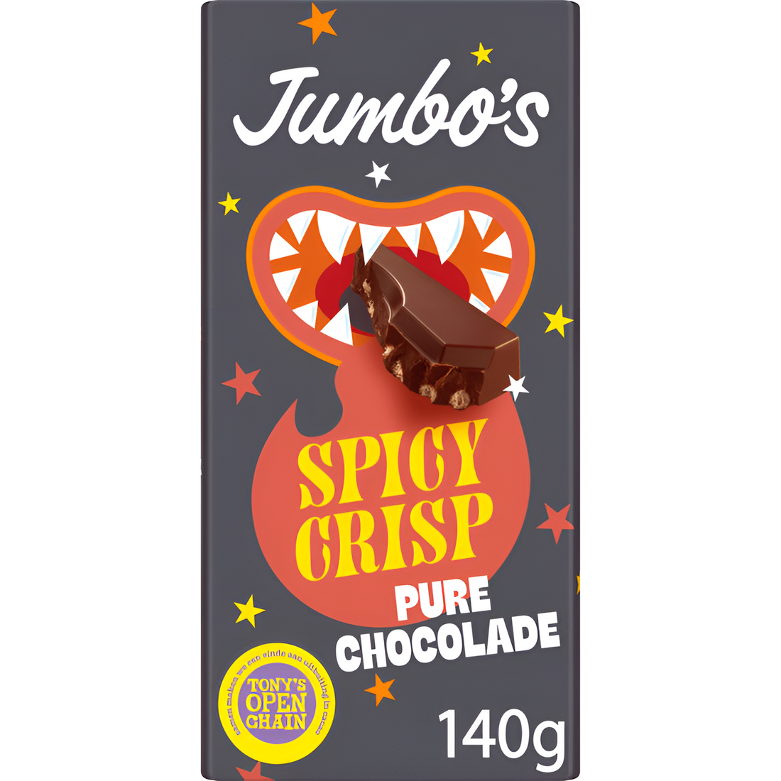 Jumbo - Spicy Crisp Dark Chocolate Bar