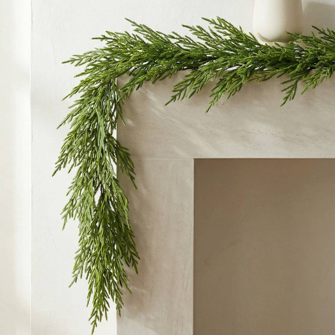Real Touch Faux Norfolk Pine Garland - 60 Inch