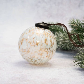 Alba Cheena Glass Hanging Ornament - Three Inch