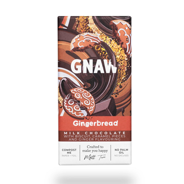 Gnaw - Gingerbread Milk Chocolate Bar