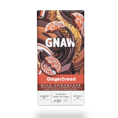 Gnaw - Gingerbread Milk Chocolate Bar