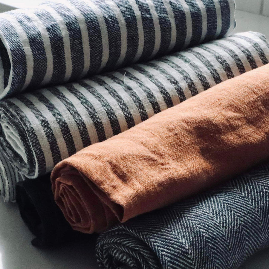 Linen Kitchen Towel - Golden Ochre