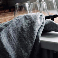 Linen Kitchen Towel - Grey Chambray