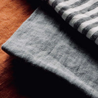 Linen Kitchen Towel - Grey Chambray