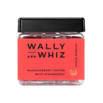 Wally & Whiz - Blackcurrant Wine Gums with Strawberry Dust