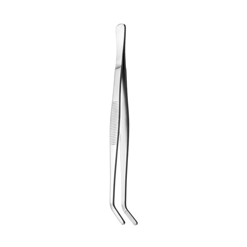 Stainless Steel Slanted Tip Garnish Tweezers