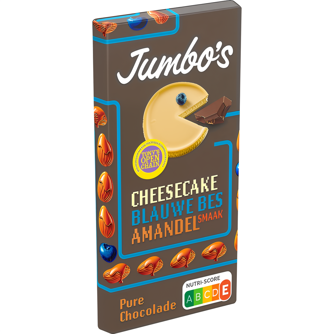 Jumbo - Cheesecake, Blueberry & Almond Dark Chocolate Bar