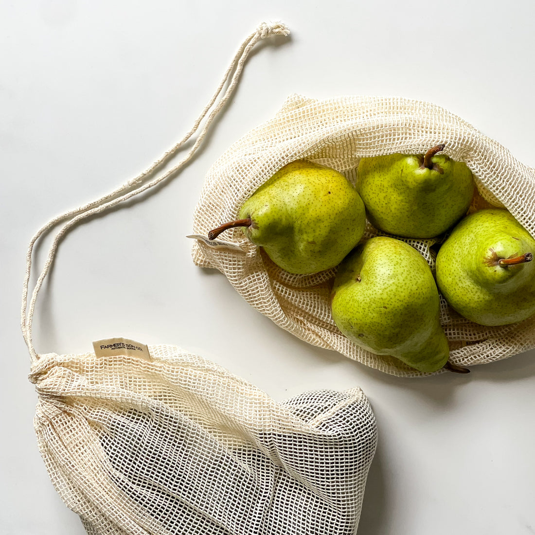 Organic Cotton Mesh Produce Bags